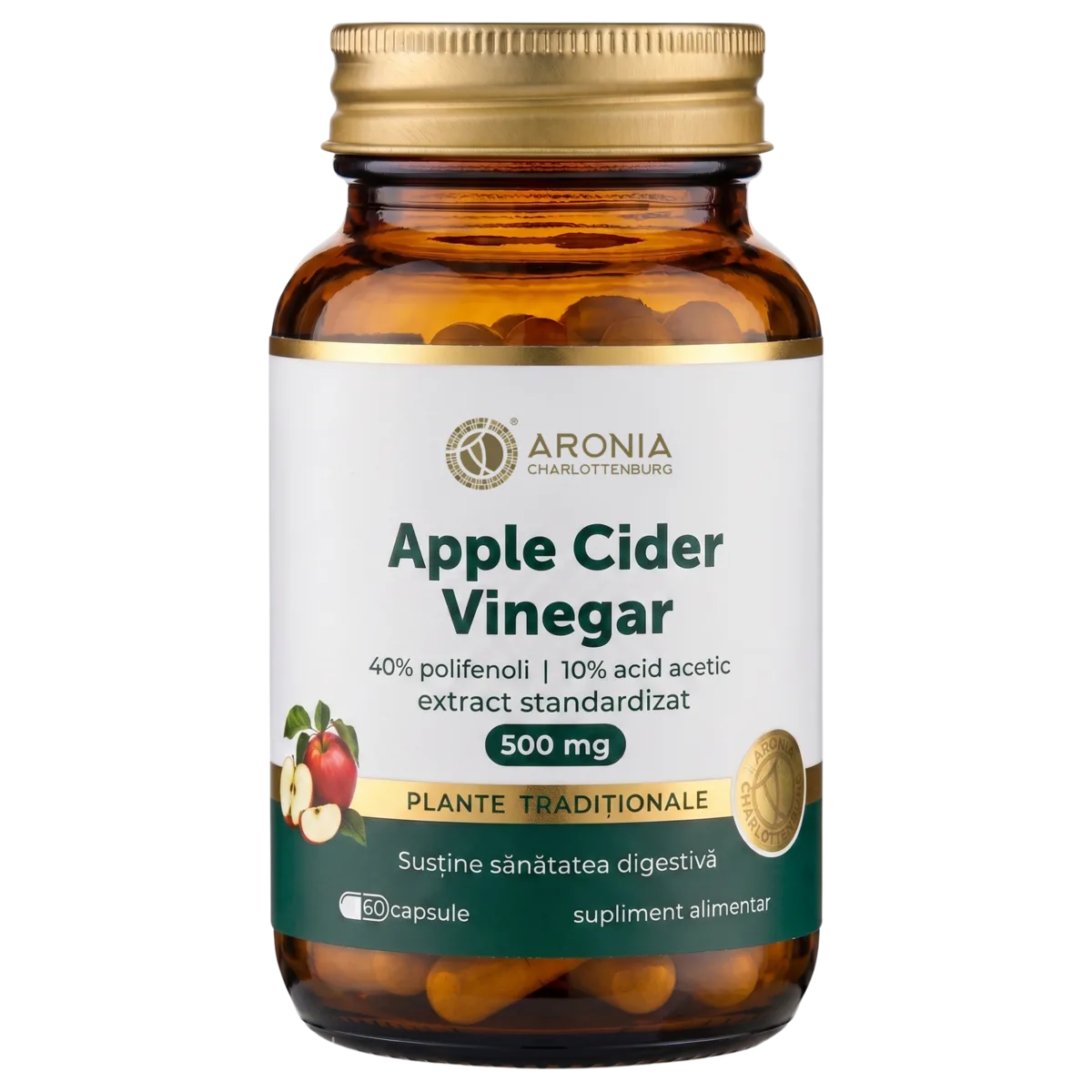 Apple Cider Vinegar, 60cps | Plante Tradiționale
