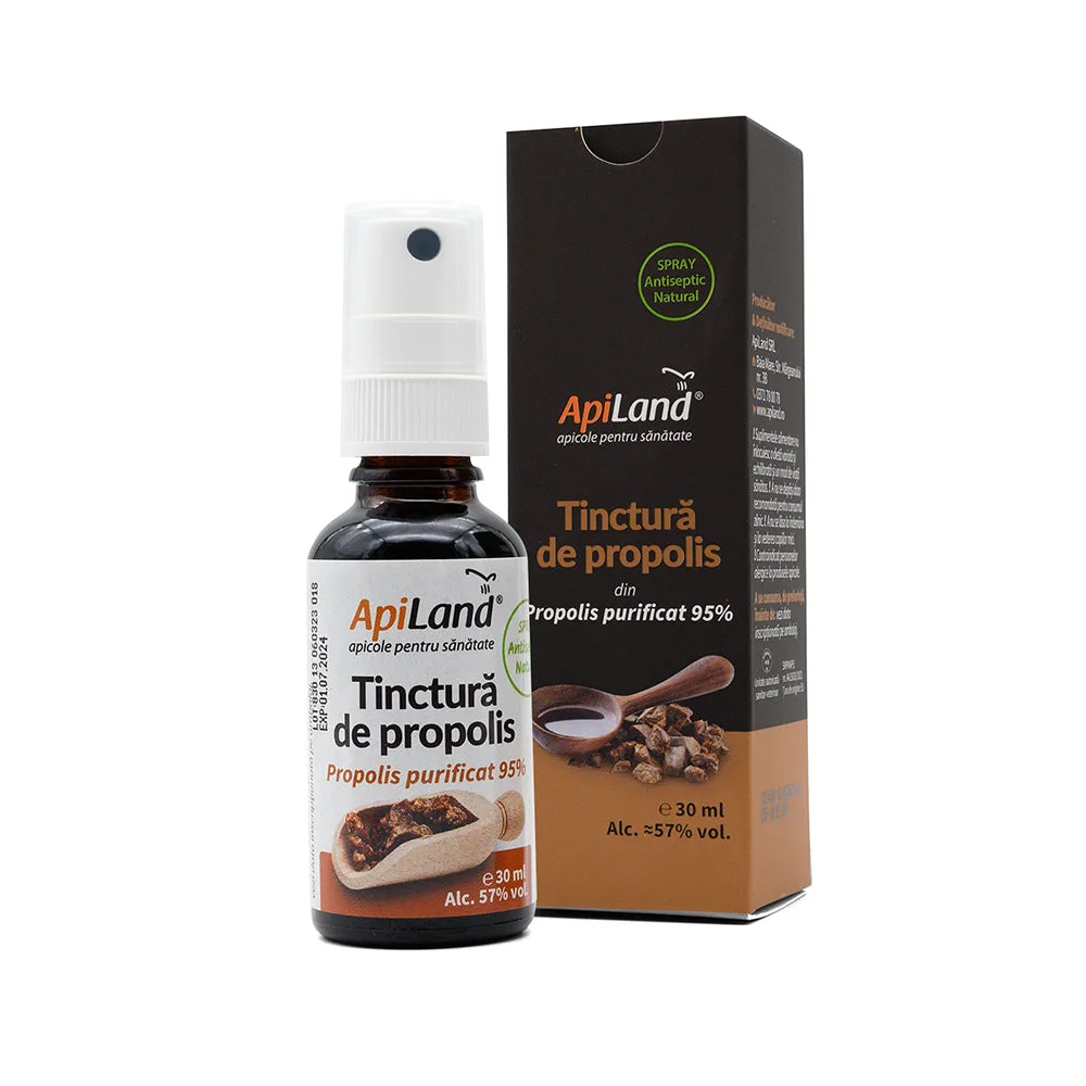 Tinctură de propolis purificat 95% spray | Apiland