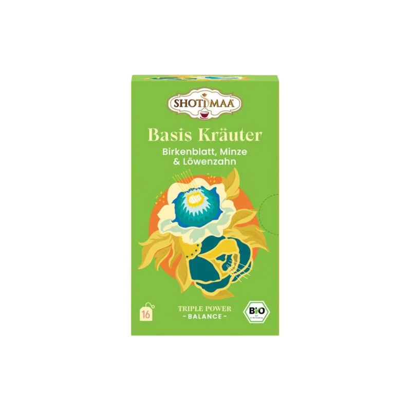 Ceai balance - essential herbs - frunze de mesteacan, menta creata si papadie bio 16dz | Shotimaa