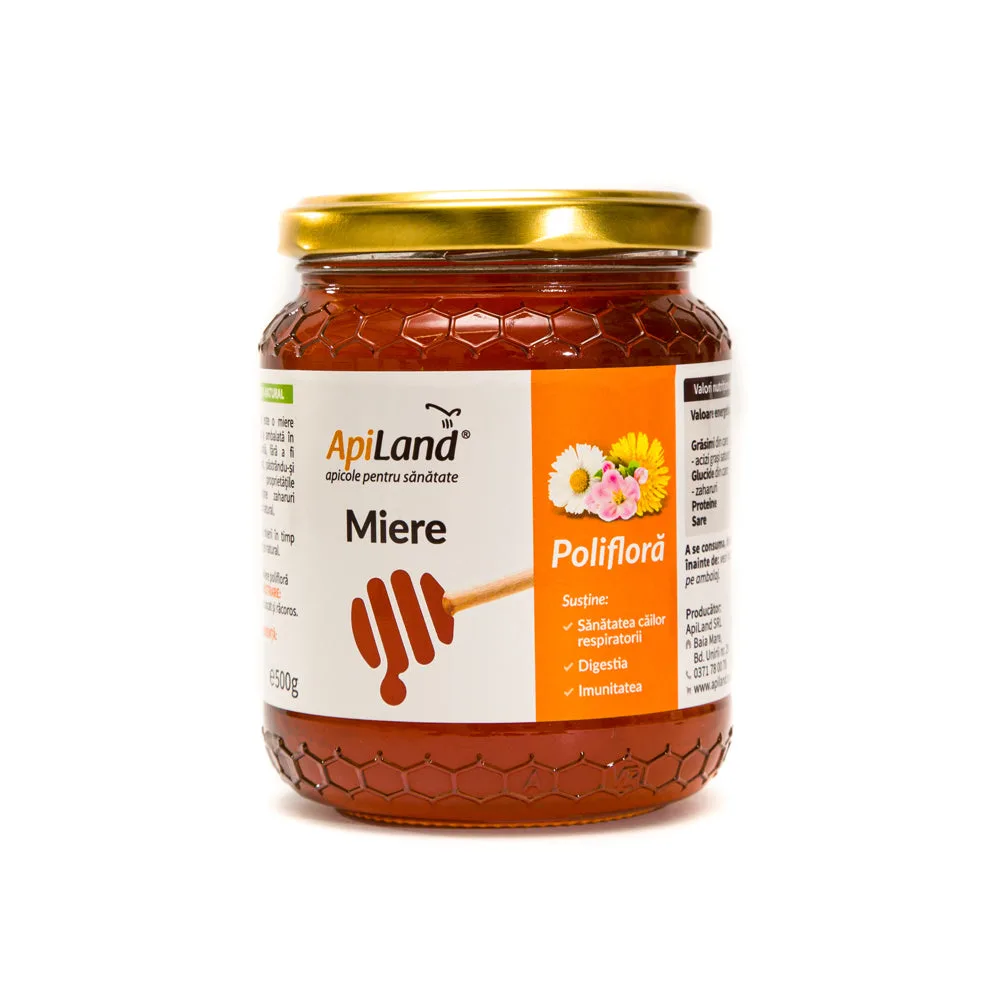Miere Polifloră, 500g | Apiland