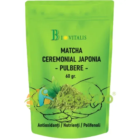 Matcha Pulbere, 60g | Biovitalis