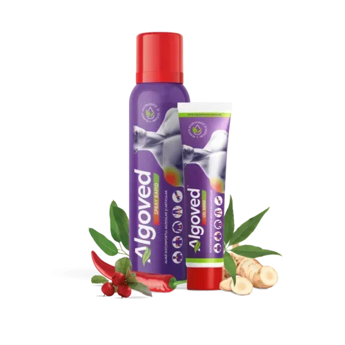 Pachet 1 x ALGOVED Spray Rapid (100g), 1 x ALGOVED Gel Rapid (30g) | Algoved