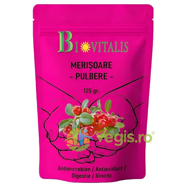 Merisoare Pulbere, 125g | Biovitalis