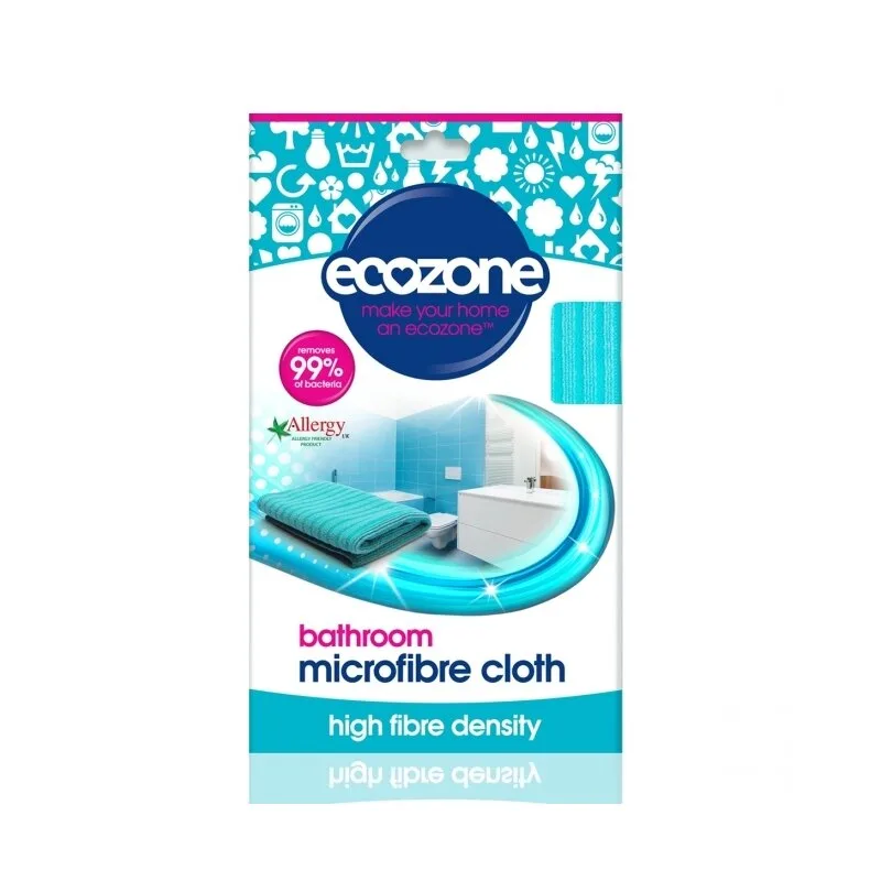 Laveta din microfibra naturala, pentru suprafete baie, 1buc | Ecozone