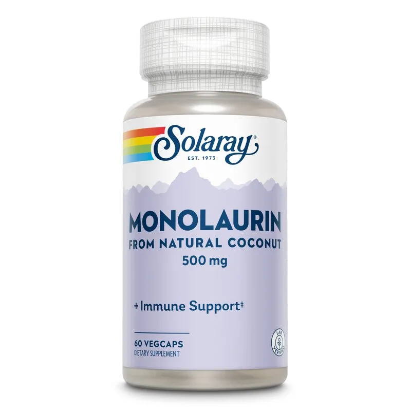 Monolaurin 500 mg, Solaray, 60cps | Secom