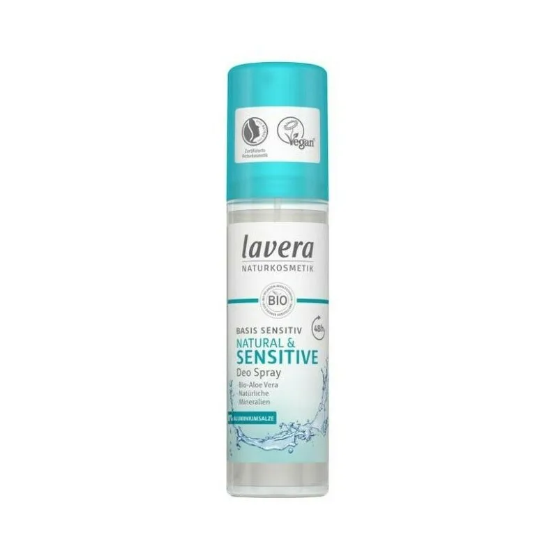 Deodorant spray Natural & Sensitiv cu aloe vera si minerale naturale, 75ml | Lavera